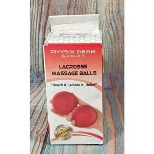 Physix Gear Sport Lacrosse Massage Balls - Muscle Relief and Trigger Point Pain‎